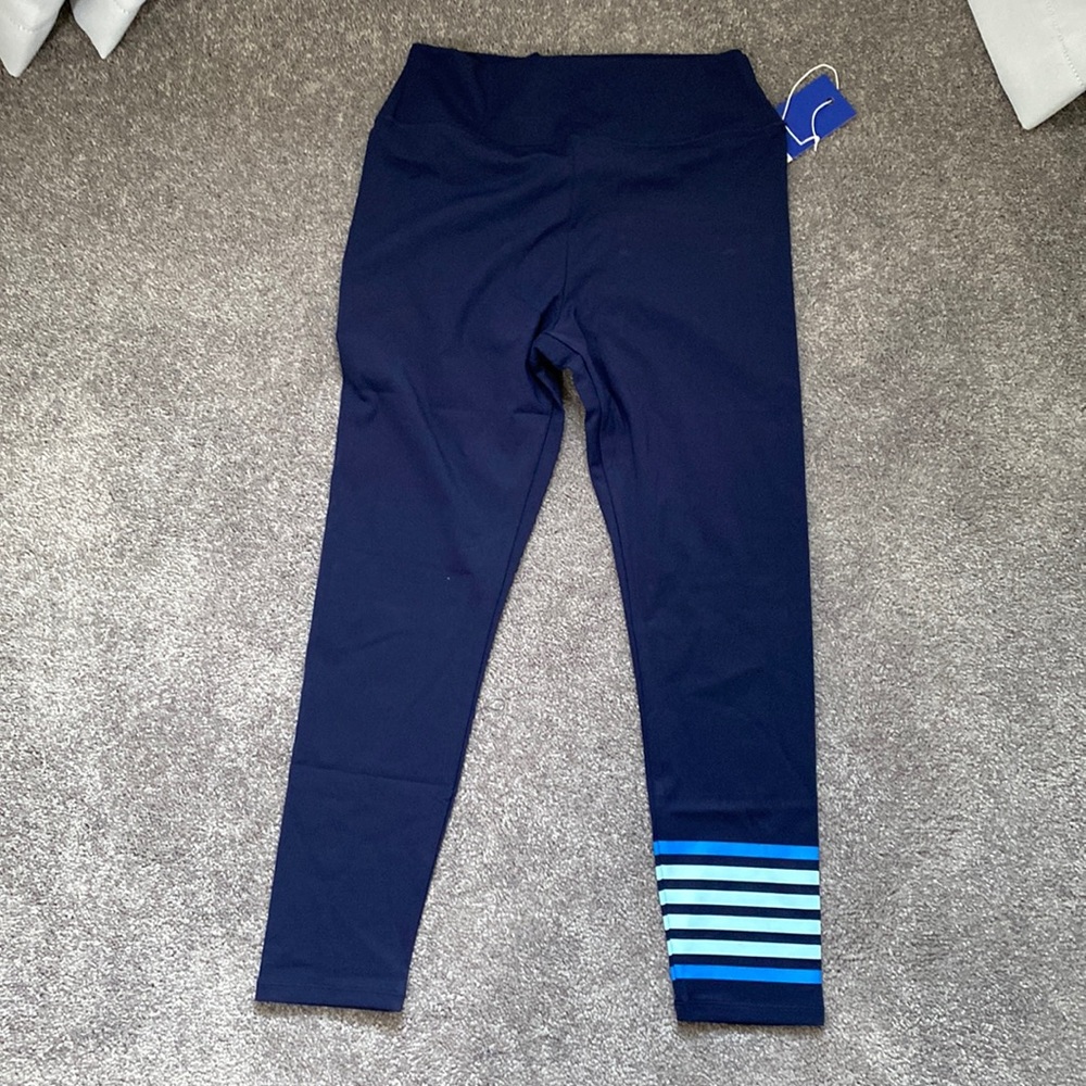 Addison Bay The Everyday Legging in Navy/White, size XL NWT